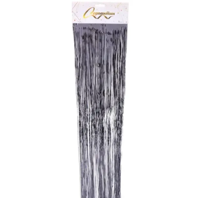 Дождик 2 м «Глянцевый стиль», графит