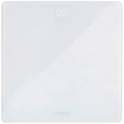 Весы напольные электронные Energy EN-421, стеклянная поверхность, 180кг, цвет белый