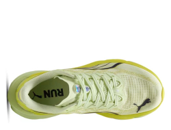 Кроссовки для бега женские Puma Deviate Nitro 4 Apple Spritz в жёлто-зелёные