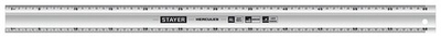 STAYER 0.6 м, алюминиевая линейка, Professional (34383-60)