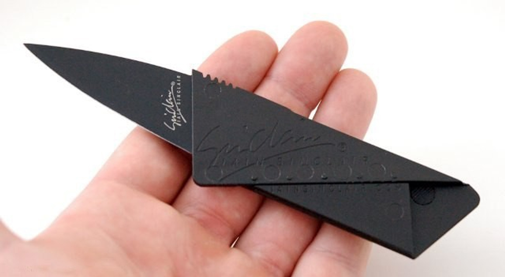 Портативный острый и компактый нож-кредитка CardSharp 2