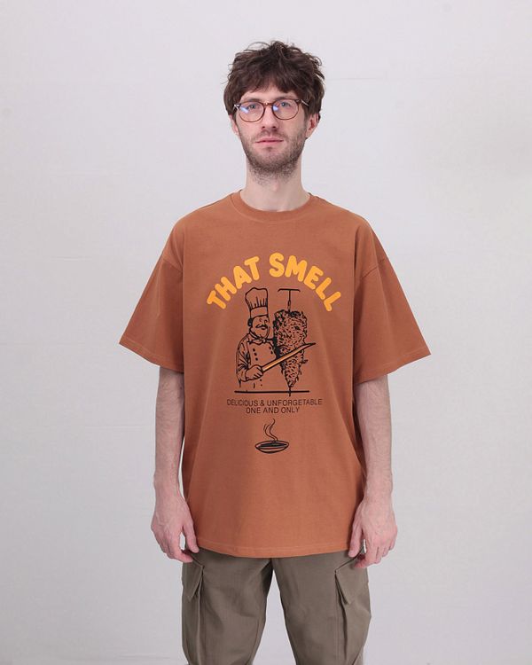 Футболка That Smell Коричневая - фото 1
