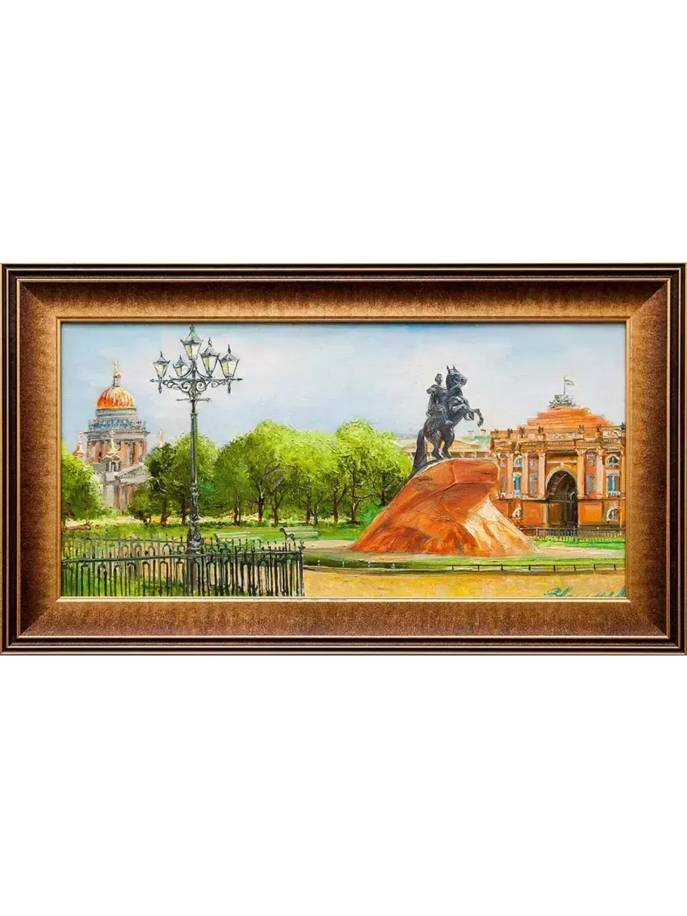 Картина "Медный всадник" Васильев