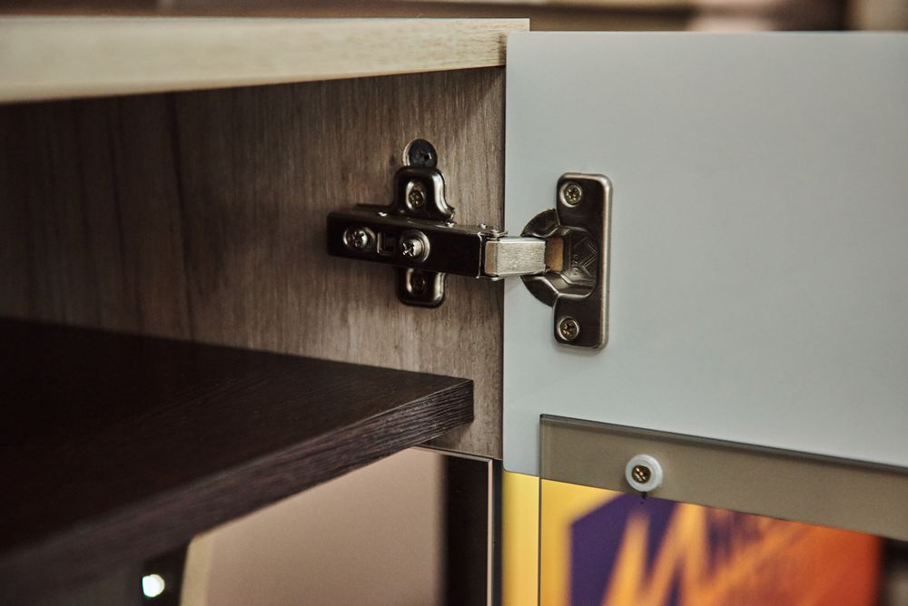 Коллекция Ультра Шкаф витрина 2х. ст. малая (440) Белый/Белый гл. (набор)