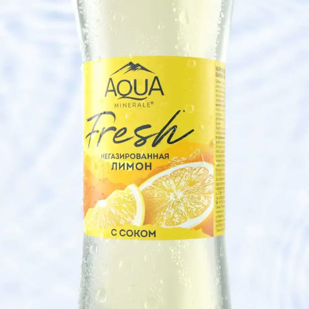 Вода негазированная Aqua Minerale Fresh Лимон, 1 л