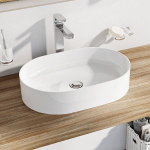 Накладной керамический умывальник Ceramic Slim O
