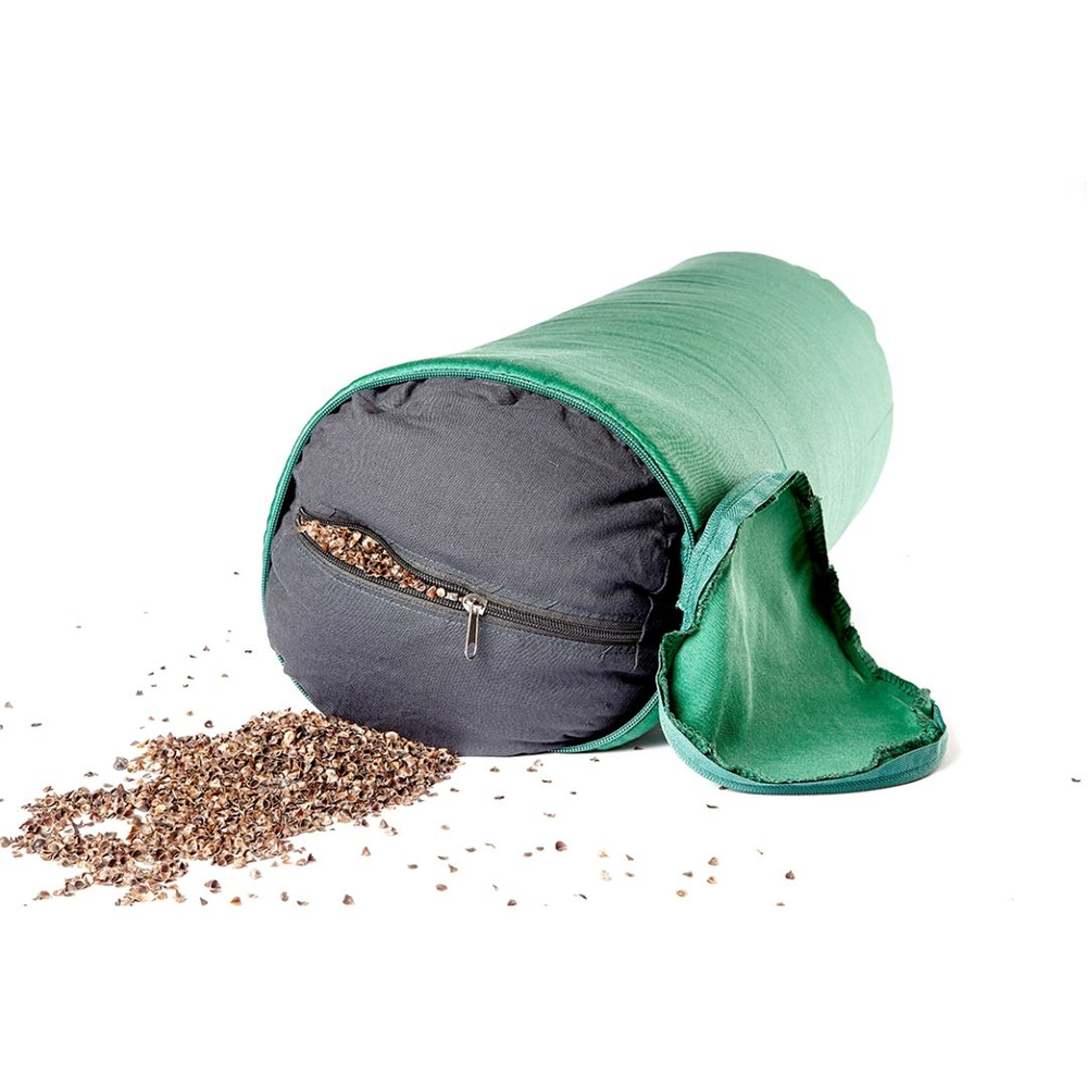 Болстер для йоги из гречихи разных размеров Рамайога