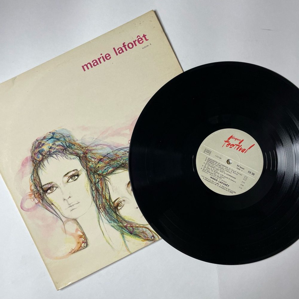 Винтажная виниловая пластинка LP Marie Laforet Album 3 (France 1970)