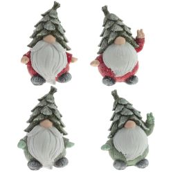 GAEM Фигурка декоративная "Гном", L12,5 W10,5 H16 см, 4в.(ЦЕНА ЗА ОДИН ВИД)