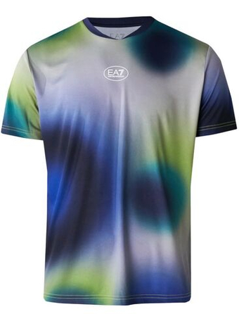 Мужская теннисная футболка EA7 Man Jersey - multicolor circle