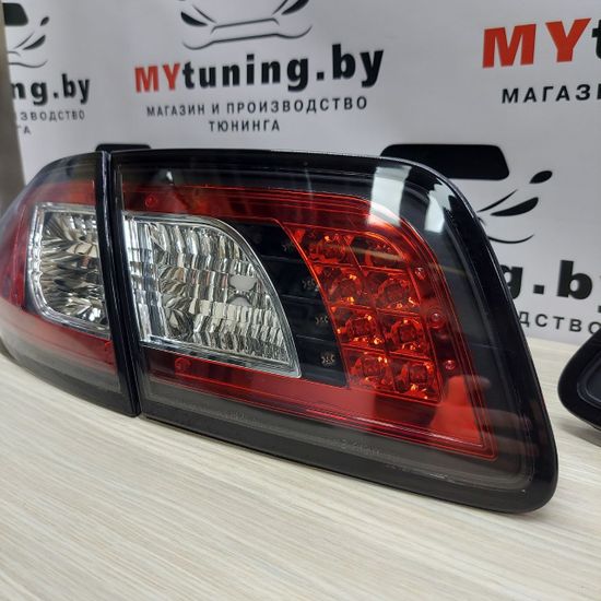 Задние фонари BLACK LED для Mazda 6 GG sedan