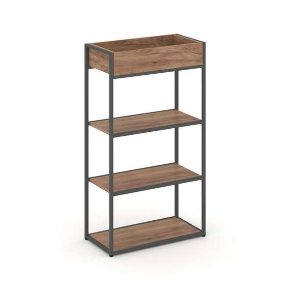 Рифт Стеллаж металлический высокий приставной RF.STM-001  596*350*1250