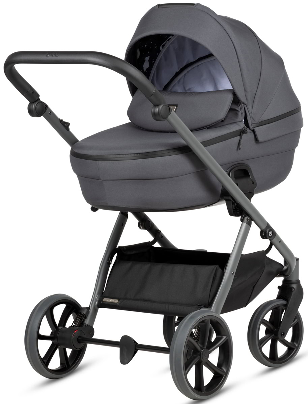Детская коляска Tutis Uno 6 Plus Essential collection 3 в 1 с автокреслом Beno Beige 1602169 Antracite