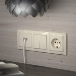 Розетка Ethernet RJ-45 (слоновая кость)