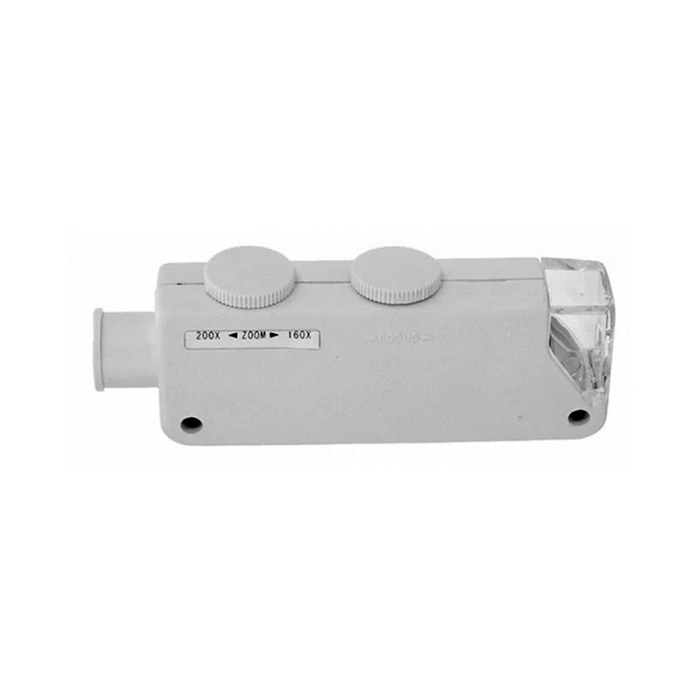 Микроскоп карманный Kromatech 160–200x, с подсветкой (1 LED) MG10081-1A