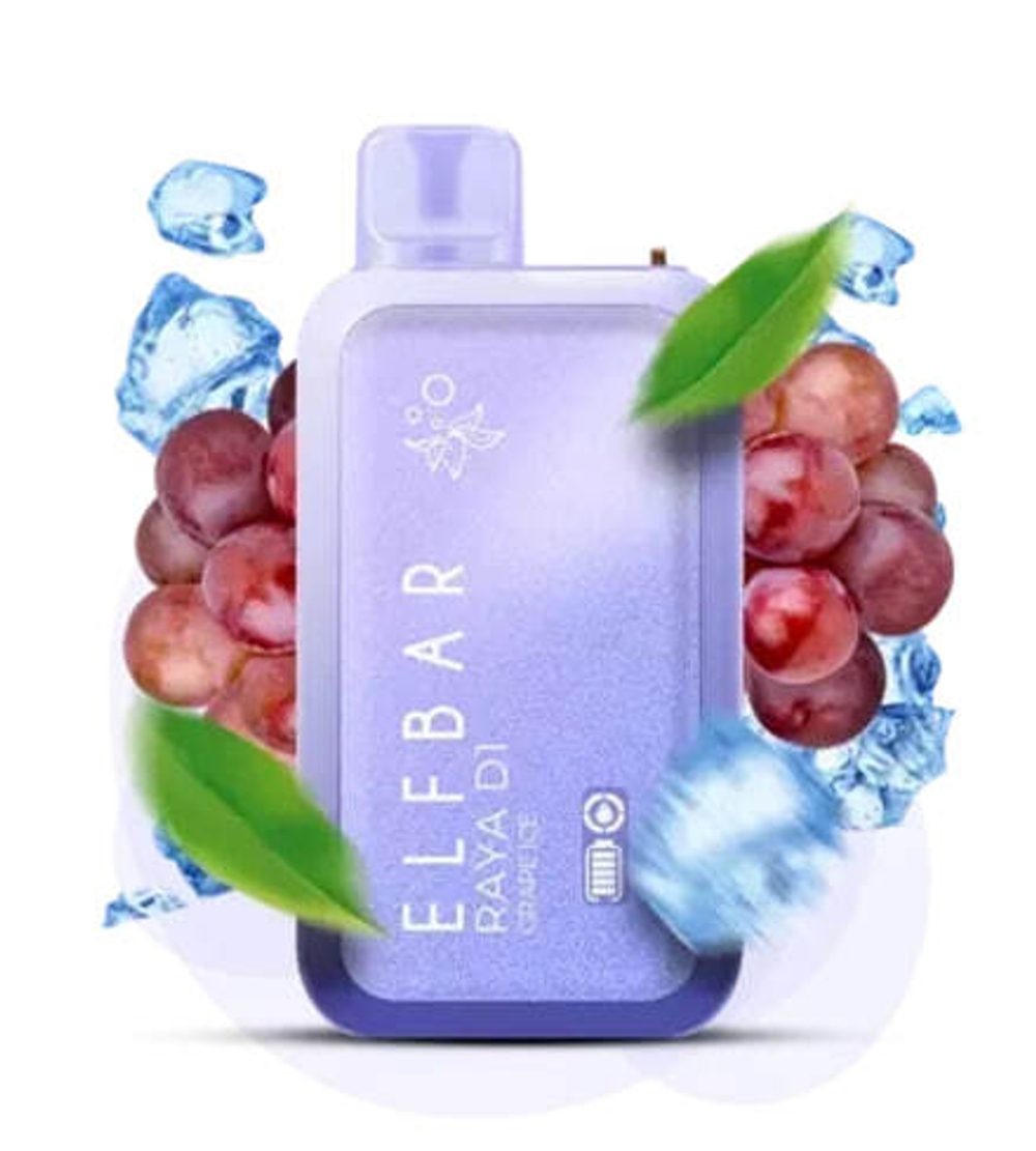 ELF BAR RAYA D1 - Grape Ice (5% nic)