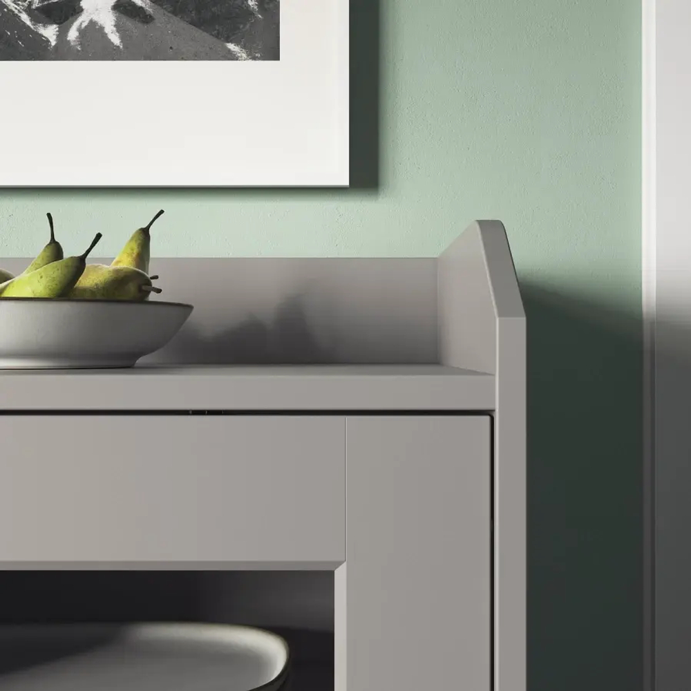 Шкаф - HAUGA IKEA/ ХАУГА ИКЕА, 105x116х36 см, темно-серый