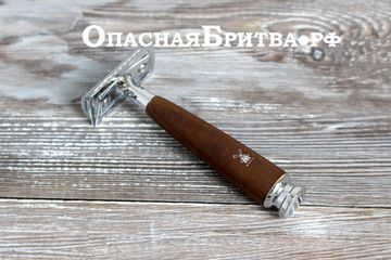 Т-образная бритва (станок) MUEHLE RYTMO, ясень