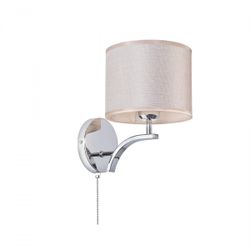 Citilux Эвора Рондо CL460311 Бра с бежевым абажуром и выключателем