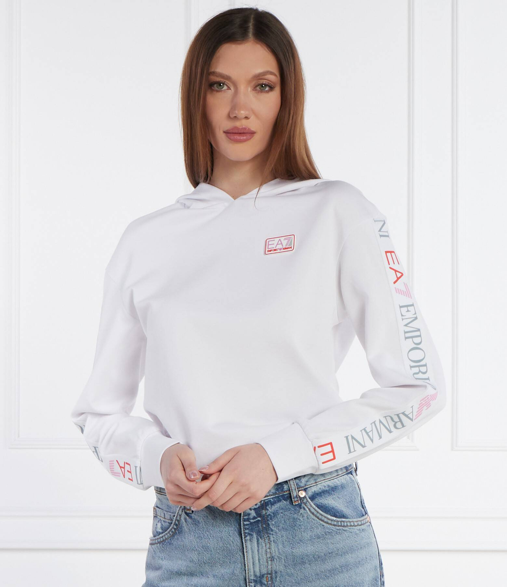 Худи EA7 - белый(3DTM32 TJKWZ)