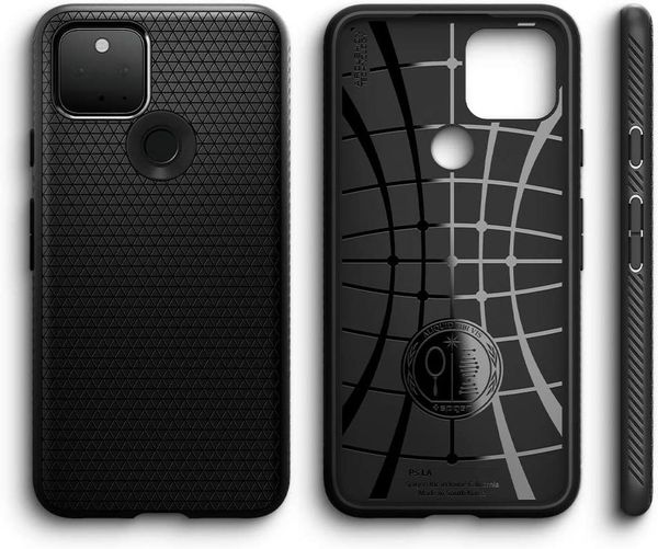 Чехол Spigen Liquid Air Armor для Google Pixel 5 Case (2020) - Matte Black
