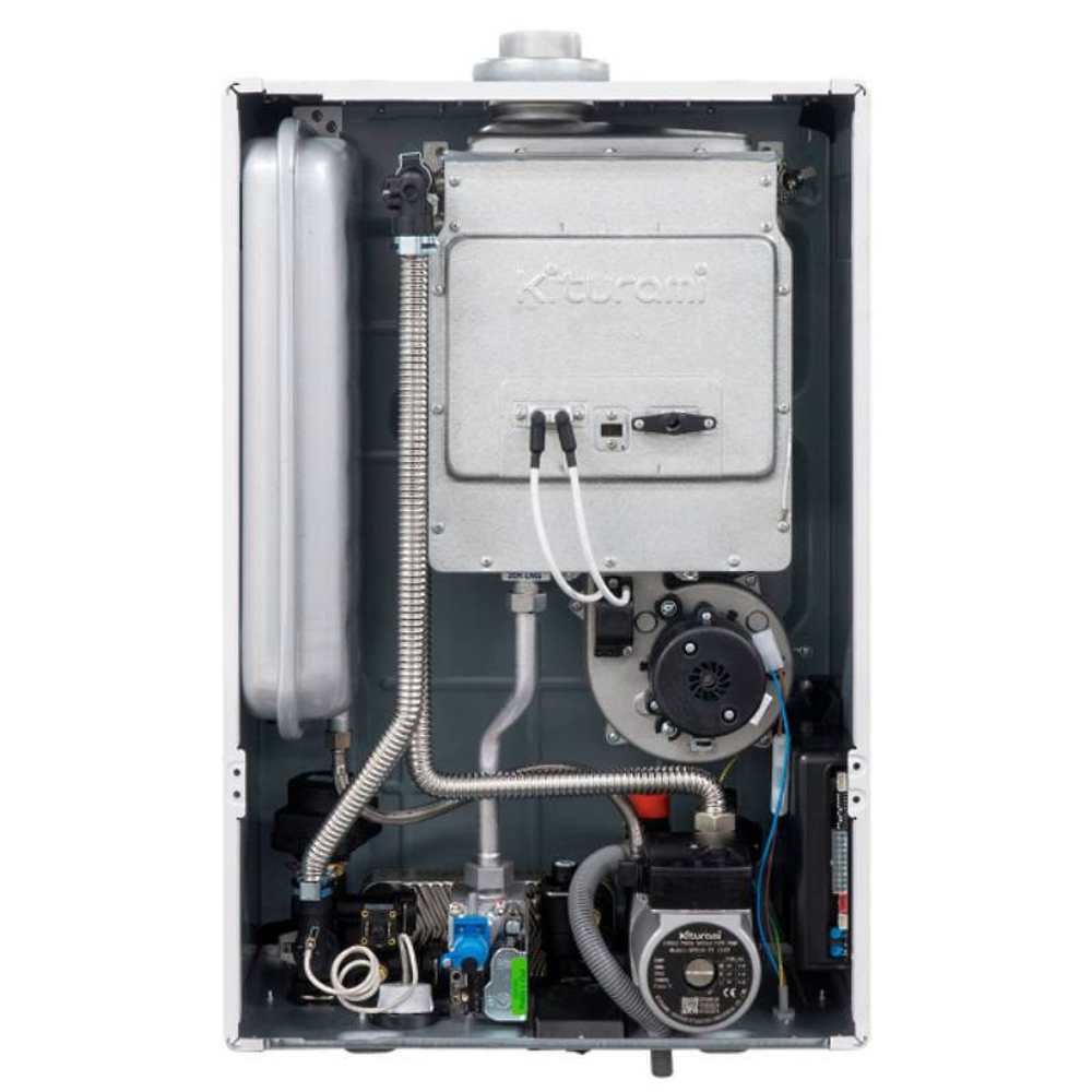 Котел газовый KITURAMI World Alpha-30 настенный, 2 конт., закр.кам.сгор. с выносным п/у