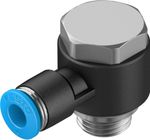QSLV-G1/4-6-100 Угловой штуцер с цанговым зажимом и резьбой