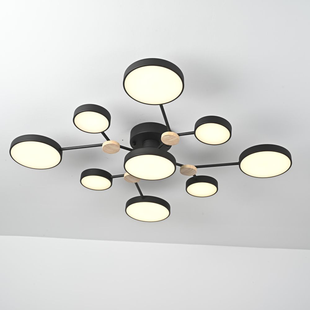 Потолочная Люстра Gamma D98 Black By Imperiumloft