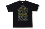 A Bathing Ape 1st Camo Japanese Letters Tee