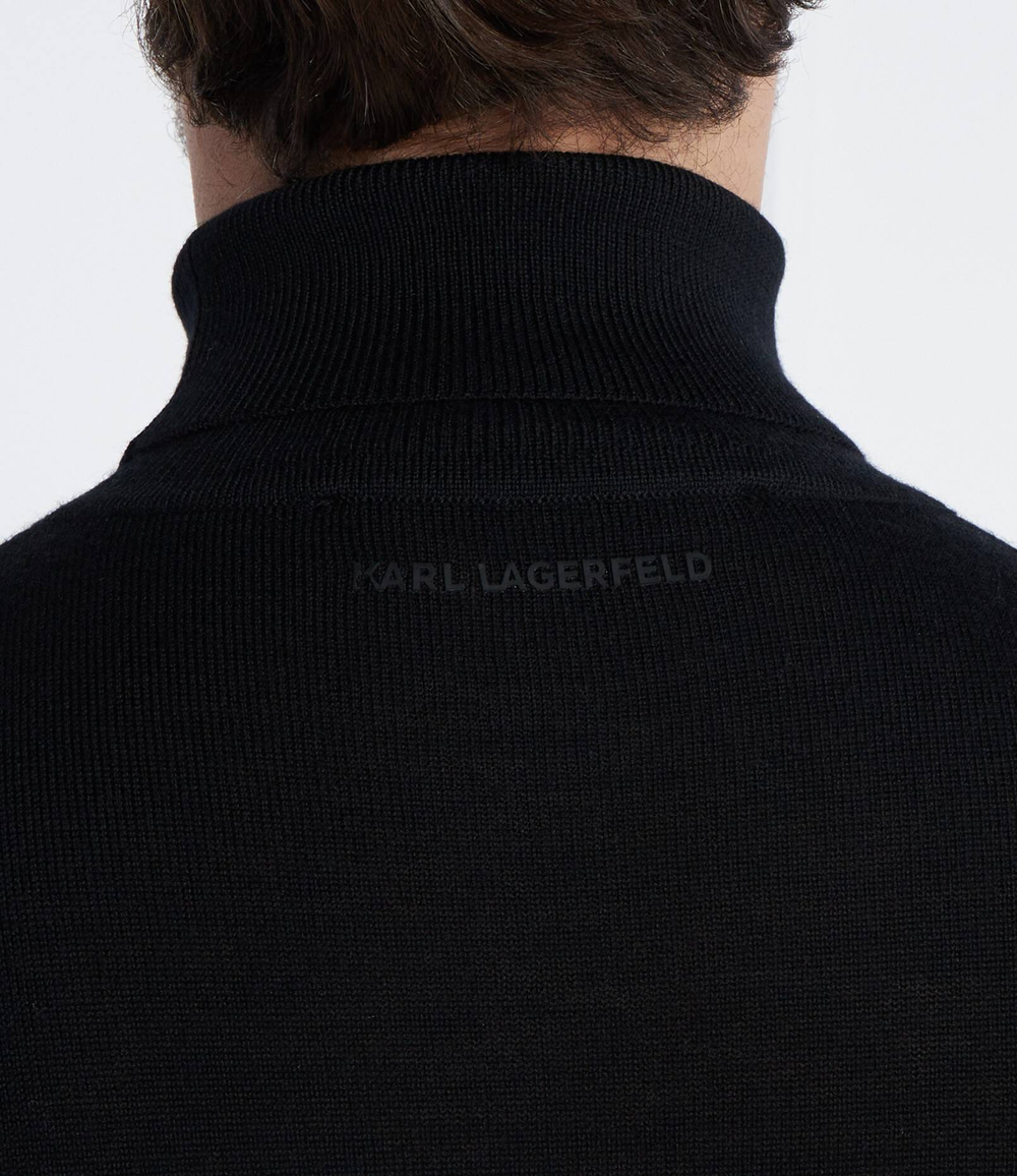 Хлопковый гольф Karl Lagerfeld - черный(655058 534399)