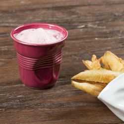 Чашка 90 мл сиреневая d 6,4 см h6 см мятая для эспрессо   (Бариста) P.L. Proff Cuisine [6]