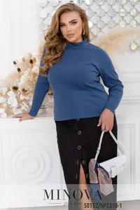 Водолазка 2310-1-джинс Minova