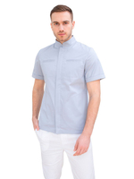 Туника медицинская мужская Dr. Nice, на молнии, синий, 48