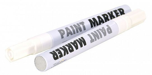 Маркер-краска 4.0мм белый "Paint" INФОРМАТKRR04W