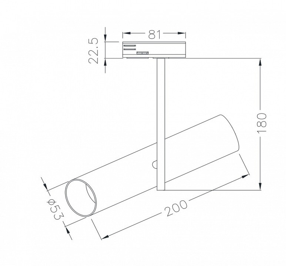 Трековый светильник Maytoni Technical TR005-1-GU10-W