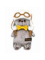 Мягкая игрушка Кот Басик Авиатор 19 см Ksm19-007