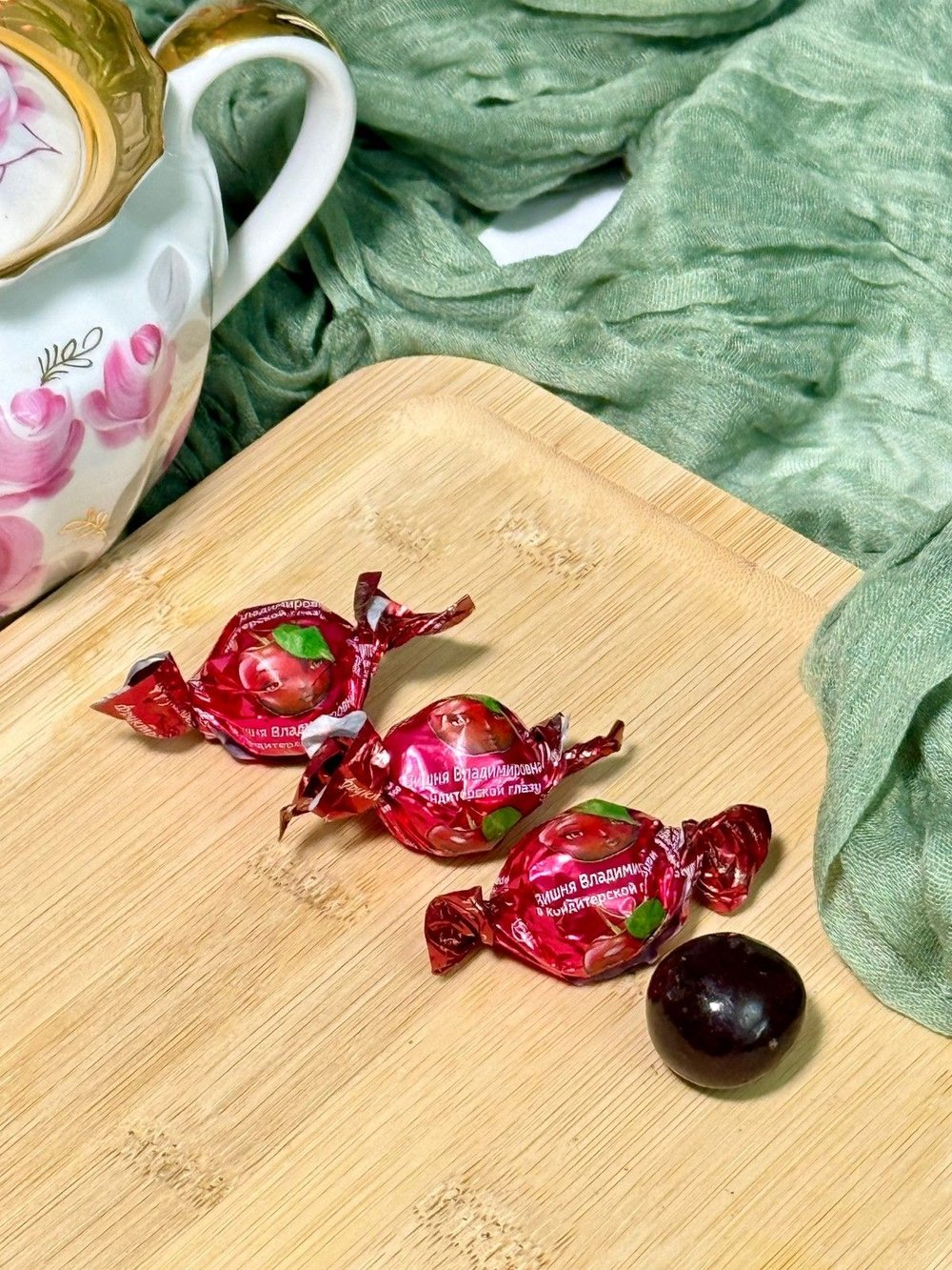 Конфеты глазированные Ассорти к чаю 500гр.