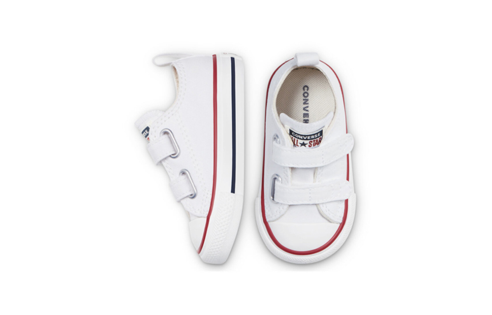 Baby Converse Chuck Taylor All Star Low Top simple and versatile non-slip wear-resistant low-top sneakers white