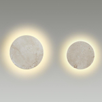 6625/8WL HIGHTECH ODL24 177 Настенный светильник бежевый/металл/травертин IP20 LED 12W 3000K 220V TRAVERTINO