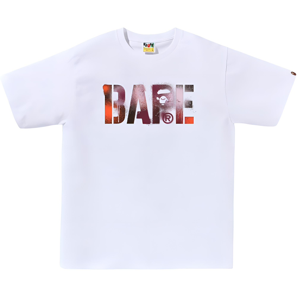 A Bathing Ape Bathing Ape Printed Футболка белый красный