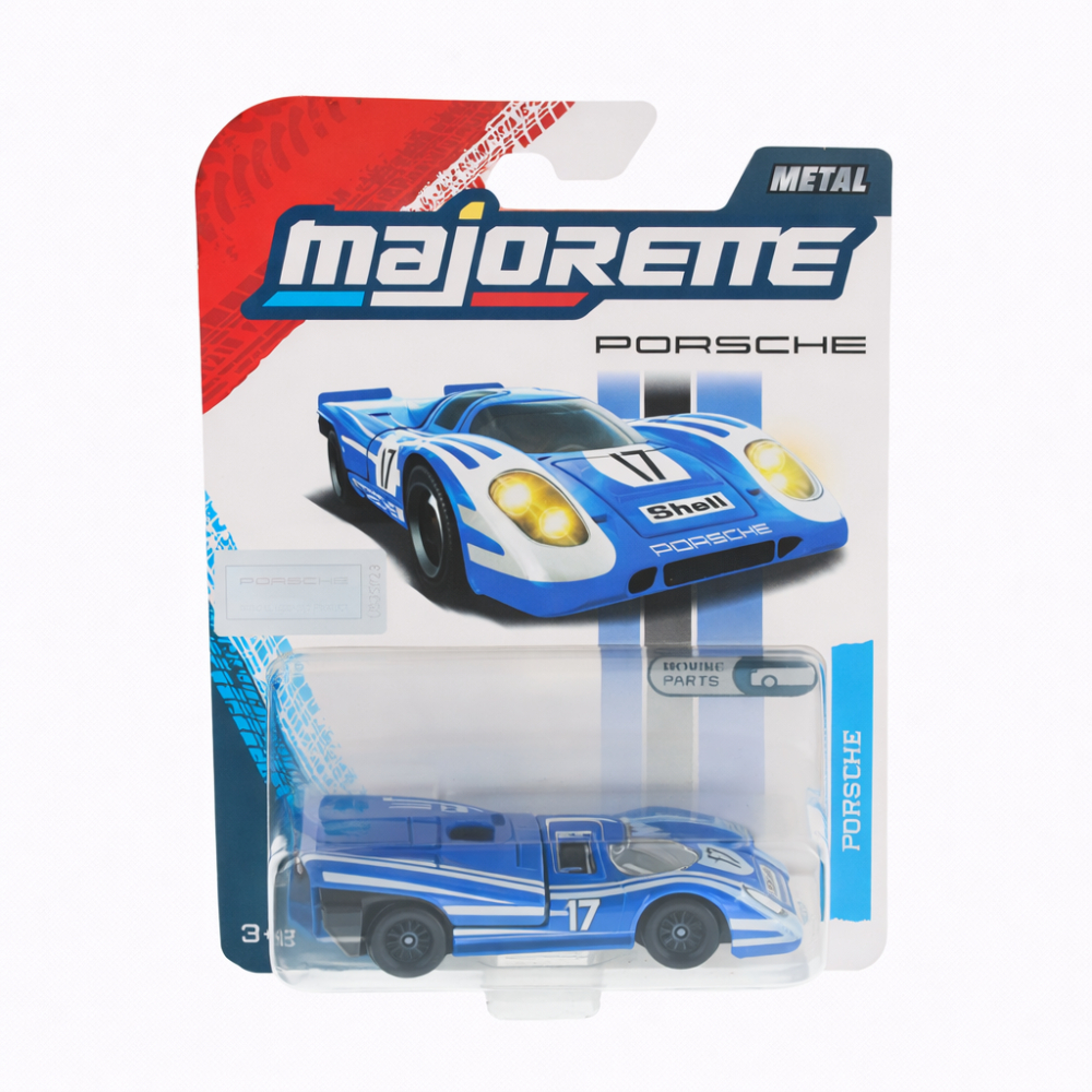 Металлическая машинка Majorette Porsche 2100002 4 917 1:64 2100002 4 — фото 1