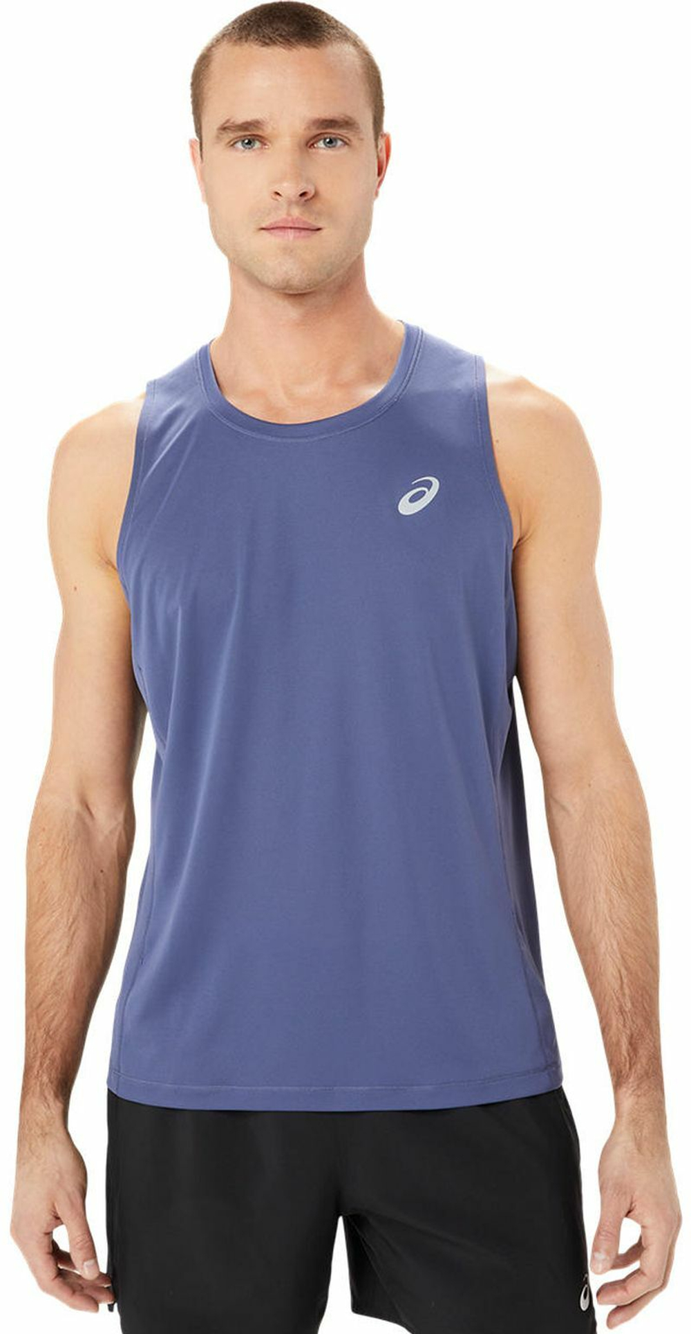 Мужская теннисная футболка Asics Core Singlet - thunder blue
