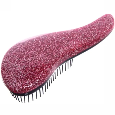 Расческа массажная компактная «Marlene», в пластиковой коробке, цвет темно-фиолетовый, 15см