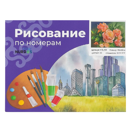 Рисование по номерам Nurdoz 40*30 см