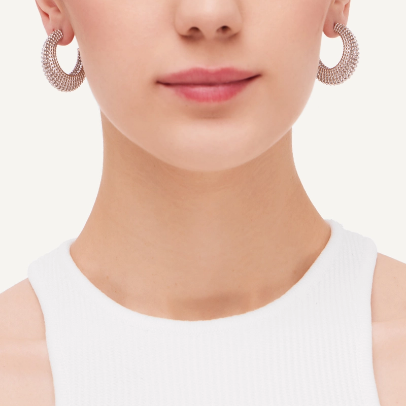 Серьги Точечная Резьба – Серебро