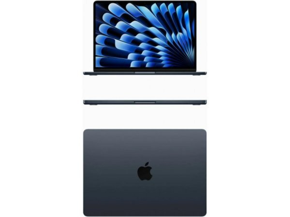 15.3 Ноутбук Apple MacBook Air 15 2023 2880x1864, Apple M2, RAM 8 ГБ, SSD 512 ГБ, Apple graphics 10-core, macOS, MQKX3, midnight
