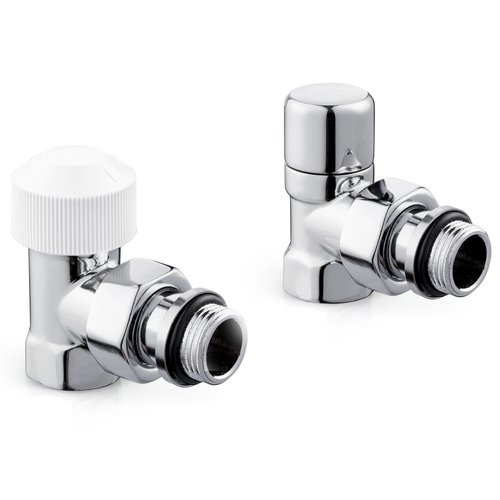 Набор термостатический для радиатора угловой Royal Thermo Design 1/2quot;М30х1,5 (Хром)