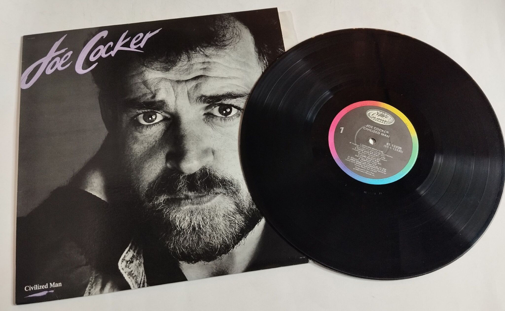 Винтажная виниловая пластинка LP oe Cocker Civilized Man (USA 1984)