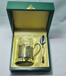 Футляр для подстаканника зеленый