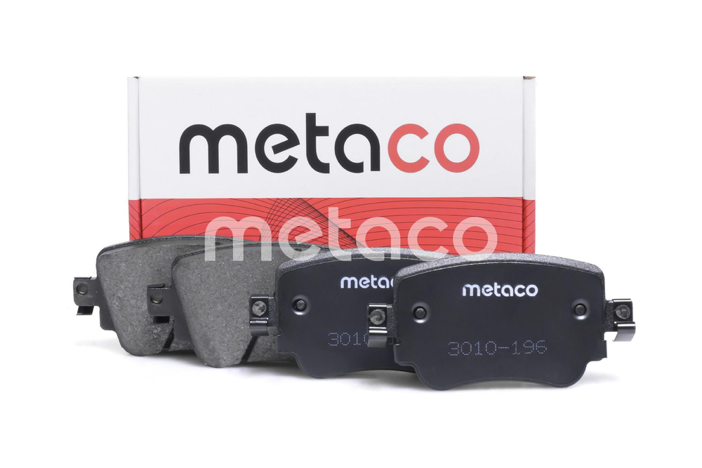 Комплект задних дисковых тормозных колодок Metaco 3010-196 (Skoda Octavia (A7) (2013&gt;), VW Passat [B7] (2011-2015))